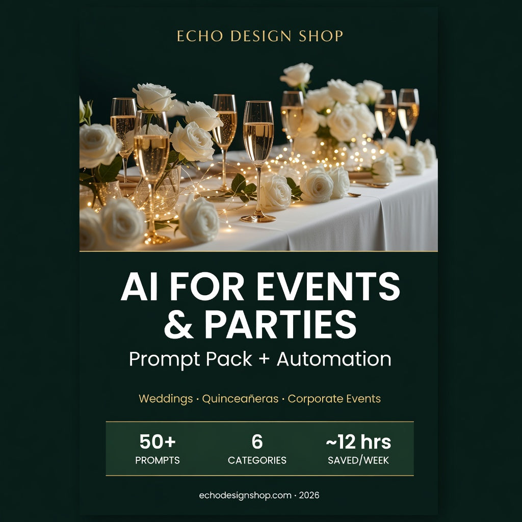 AI for Events & Parties — Prompt Pack