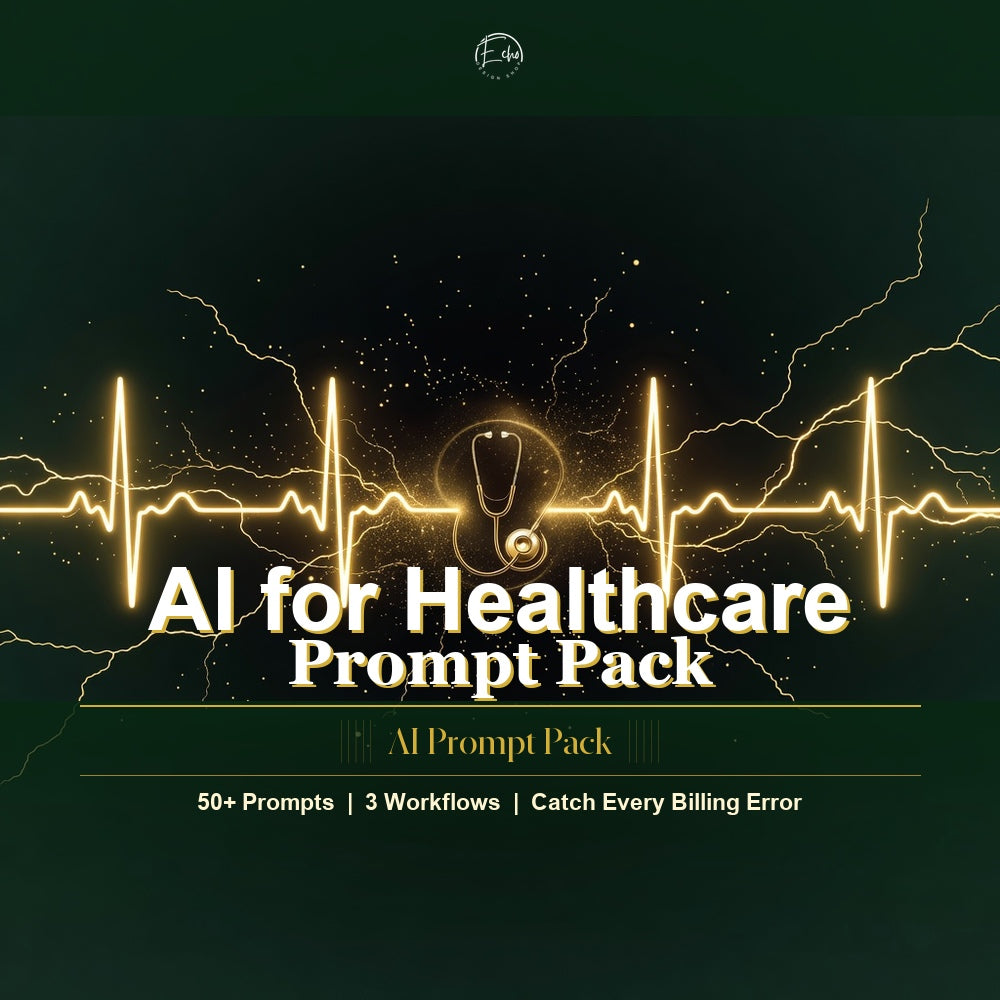 AI for Healthcare Prompt Pack – 200+ ChatGPT Prompts for Medical Professionals