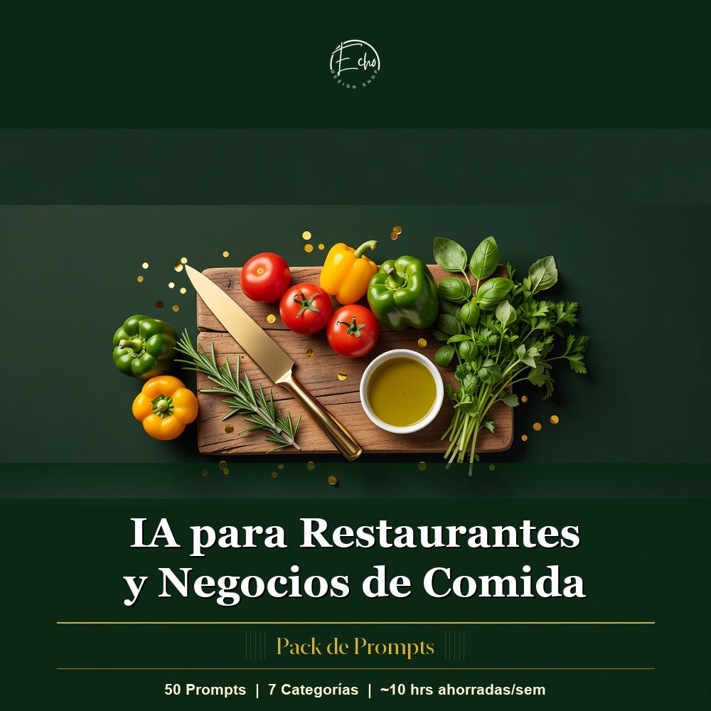 IA para Restaurantes y Negocios de Comida 🌎 — Pack de Prompts
