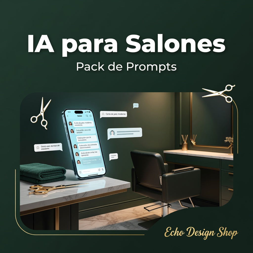 IA para Salones 🌎 Pack de Prompts con IA