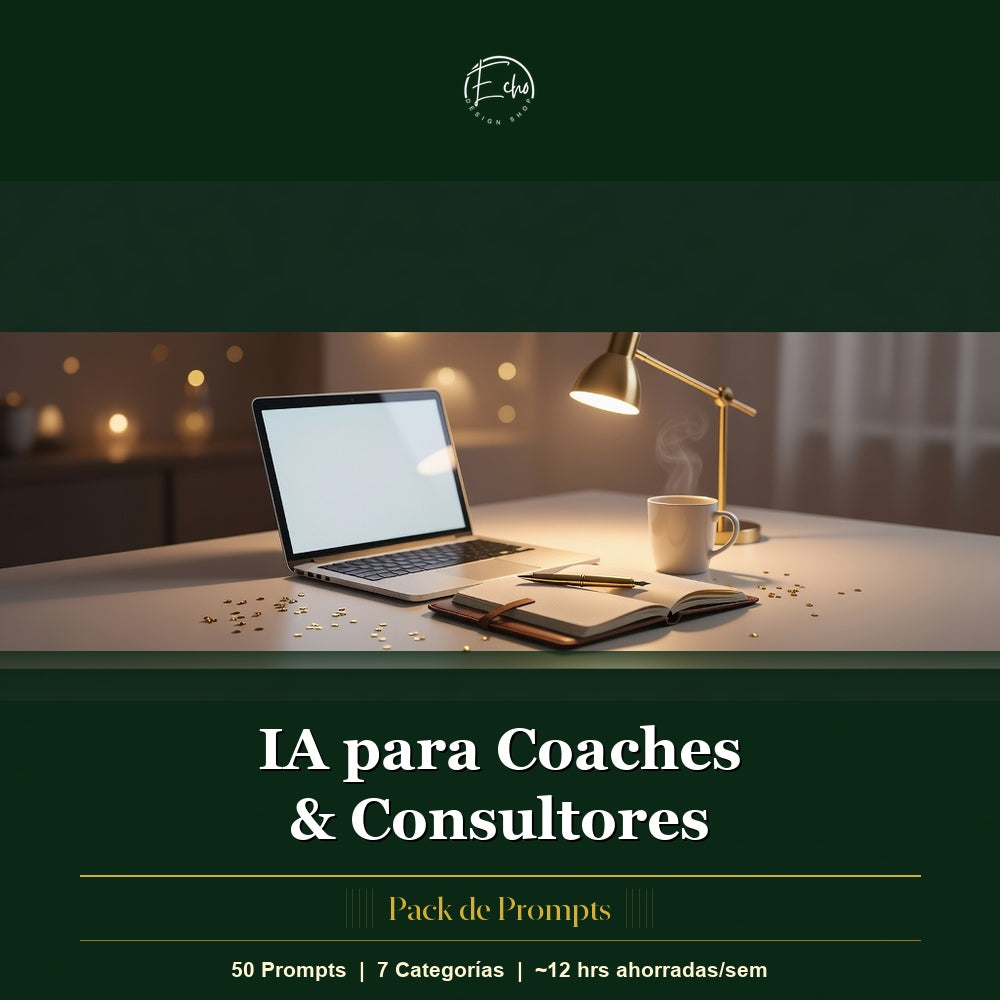 IA para Coaches y Consultores 🌎 — Pack de Prompts con IA