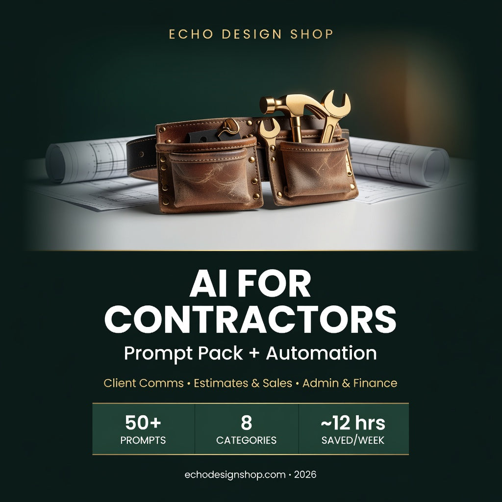 AI for Contractors — Prompt Pack